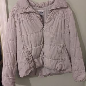 SOLD ✅ Old Navy XL Quilted Jacket Cream Color